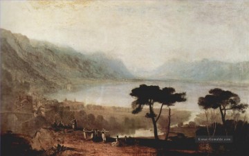 der Genfer See gesehen von Montreux Turner Ölgemälde